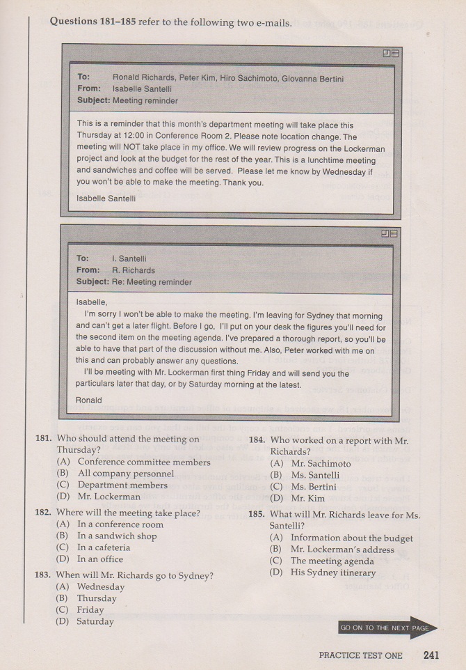 listening full 1 test toeic Bài TOEIC dá»¥ sample  » TOEIC thi Ä‘á»   test  1 Giá»›i Ví 1